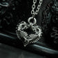 Broken Heart Pendant - 925 Silver Handmade Barbed Love