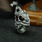 Chameleon Skull Ring ¨C 925 Sterling Silver Handmade