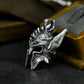 Valkyrie Winged Helmet Pendant - 925 Silver Handmade