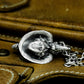 Cowboy Skull Pendant with Western Hat ¨C 925 Sterling Silver Handmade