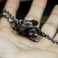Cowboy Skull Pendant with Western Hat ¨C 925 Sterling Silver Handmade