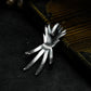Bird Skull & Claw Pendant - 925 Silver Handmade Tribal Totem