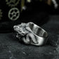 Three-headed Snake Ring - 925 Silver Handmade