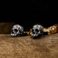 Bearded Skull Cufflinks - 925 Silver Handmade
