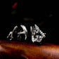 Anubis Cufflinks - 925 Sterling Silver Handmade