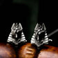 Anubis Cufflinks - 925 Sterling Silver Handmade