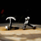 Maya Priestly Talisman Cufflinks - 925 Silver Handmade