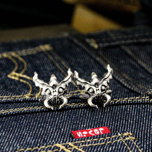 Praying Mantis Cufflinks - 925 Silver Handmade