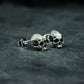 Mini Skull Stud Earrings ¨C Handmade 925 Silver Dark Gothic Earrings