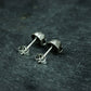 Mini Skull Stud Earrings ¨C Handmade 925 Silver Dark Gothic Earrings