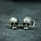 Mini Skull Stud Earrings ¨C Handmade 925 Silver Dark Gothic Earrings