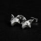 Minimal Fox Stud Earrings - 925 Silver Handmade