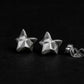 Minimal Fox Stud Earrings - 925 Silver Handmade