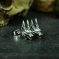 Long Ear Wolf Earrings ¨C Handmade 925 Silver Gothic Beast Studs