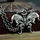 Butterfly Skull Pendant - 925 Silver Handmade
