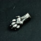 Realistic Wolf Paw Pendant - 925 Sterling Silver Handmade