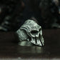 Baroque Spartan Skull Ring - 925 Silver Handmade