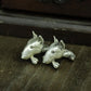 Bull Terrier Cufflink - 925 Silver Handmade Canine Detail