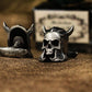 Toxic Skull Warrior Mask Cufflinks - 925 Silver Handmade