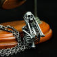 The Scream Skull Pendant - 925 Silver Handmade
