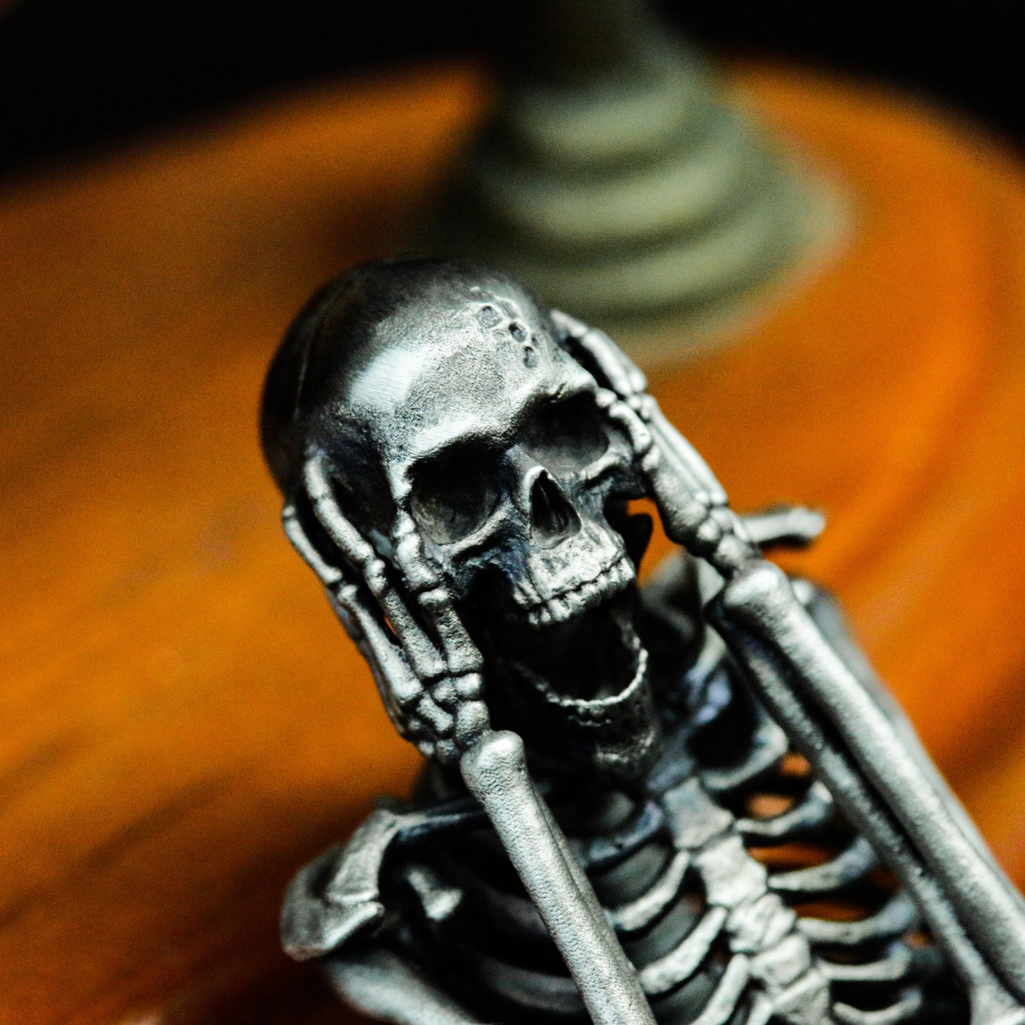The Scream Skull Pendant - 925 Silver Handmade