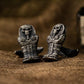 Mummy Skull Cufflinks - 925 Silver Handmade