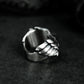 Spiral Wing Ring with Uplifted Crest - 925 Sterling Silver Handmade
