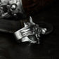 Wolf King Ring - 925 Silver Handmade