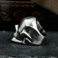 Flat Skull Ring ¨C 925 Silver Handmade