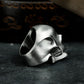 Flat Skull Ring ¨C 925 Silver Handmade