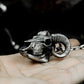 Beast Skull Pendant - 925 Silver Handmade