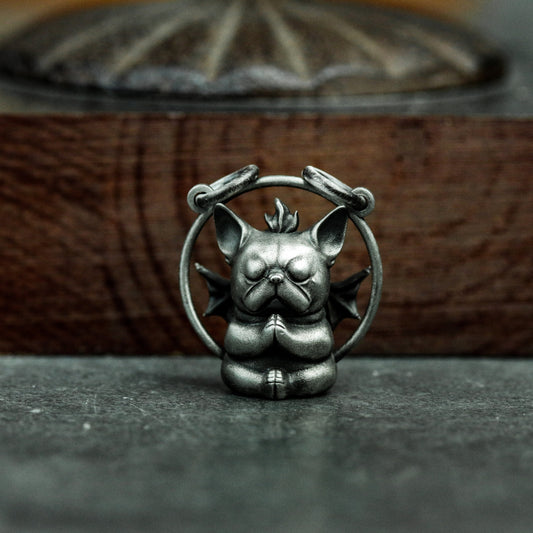 Cerberus Dog Pendant ¨C 925 Sterling Silver Handmade