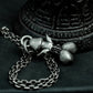 Skull Pendant with Dangling Testicles ¨C 925 Sterling Silver Handmade