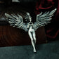 Winged Female Angel Pendant ¨C 925 Sterling Silver Handmade