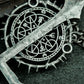Arcane Cross Pendant ¨C Handmade 925 Silver Ritual Sigil Necklace