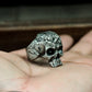 Cerebral Skull Ring - 925 Silver Handmade Anatomical Design