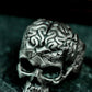 Cerebral Skull Ring - 925 Silver Handmade Anatomical Design