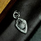 Sacred Heart Shield Pendant ¨C 925 Silver Handmade