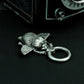Winged Scarab Pendant with Mechanical Detail - 925 Sterling Silver Handmade