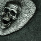 Hammered Pick Skull Pendant ¨C Handmade 925 Silver Rock Amulet Necklace
