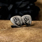 Hand Bone Gothic Rock Cufflinks - 925 Sterling Silver Handmade