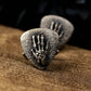 Hand Bone Gothic Rock Cufflinks - 925 Sterling Silver Handmade