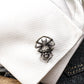 Skull Spider Cufflinks - 925 Silver Handmade