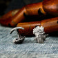 Hedgewood Cufflinks - 925 Sterling Silver Handmade
