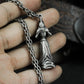 Standing Grim Reaper Pendant ¨C 925 Sterling Silver Handmade