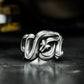 Medusa Viper Snake Ring - 925 Silver Handmade