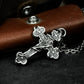 Trinity Cross Pendant - 925 Silver Handmade