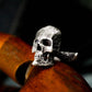 Totem Texture Skull Cufflinks - 925 Sterling Silver Handmade