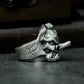 Tengu Ring ¨C Handmade 925 Silver Japanese Spirit Band