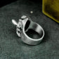 Tengu Ring ¨C Handmade 925 Silver Japanese Spirit Band